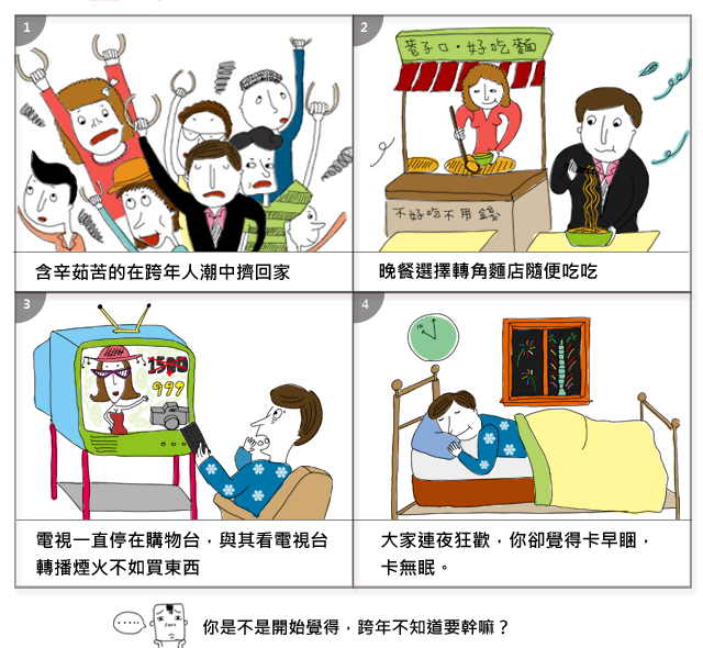 趁著2012跨年，順便測測你的初老症狀有幾項！
